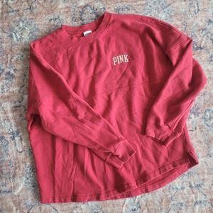 Red Victoria' Secret PINK sweatshirt